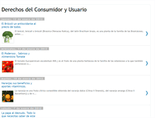 Tablet Screenshot of derechosdelconsumidoryusuario.blogspot.com