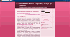 Desktop Screenshot of mercadodeseguros.blogspot.com