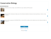 Tablet Screenshot of conservationbiology-dilou.blogspot.com