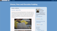 Desktop Screenshot of cheesepeasandchocolatepudding.blogspot.com