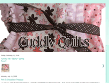 Tablet Screenshot of cuddlyquilts.blogspot.com