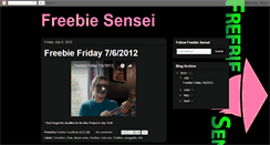 Desktop Screenshot of freebiesensei.blogspot.com