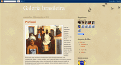 Desktop Screenshot of galeriabrasileira.blogspot.com