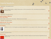 Tablet Screenshot of galeriabrasileira.blogspot.com