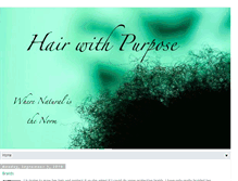 Tablet Screenshot of hairwithpurpose.blogspot.com