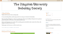 Desktop Screenshot of kingstondebating.blogspot.com