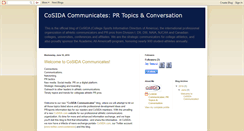 Desktop Screenshot of cosidacommunicates.blogspot.com