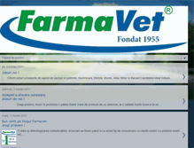 Tablet Screenshot of farmavetbucuresti.blogspot.com