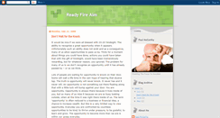 Desktop Screenshot of livingreadyfireaim.blogspot.com