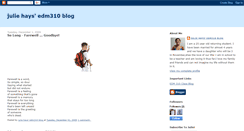 Desktop Screenshot of haysjedm310fall2009.blogspot.com