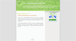 Desktop Screenshot of eslearner.blogspot.com