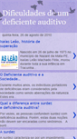 Mobile Screenshot of dificuldadesdeumdeficienteauditivo.blogspot.com