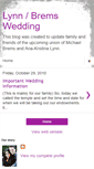 Mobile Screenshot of lynnbremswedding.blogspot.com