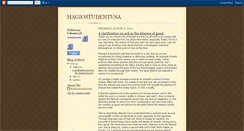 Desktop Screenshot of hagiostudentusa.blogspot.com