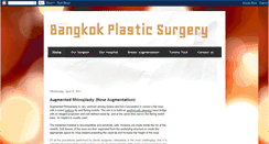 Desktop Screenshot of bangkokplastic-surgery.blogspot.com