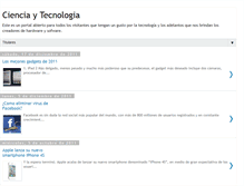Tablet Screenshot of javicho-cienciaytecnologia.blogspot.com