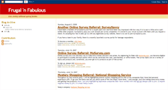 Desktop Screenshot of frugalnfabulous.blogspot.com
