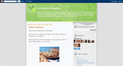Desktop Screenshot of cozinhadoabrantes.blogspot.com