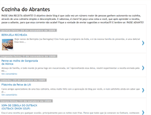 Tablet Screenshot of cozinhadoabrantes.blogspot.com