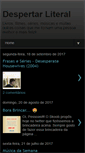 Mobile Screenshot of despertarliteral.blogspot.com