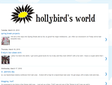 Tablet Screenshot of hollybirdsworld.blogspot.com