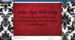 Desktop Screenshot of ladiesnightbiblestudy.blogspot.com