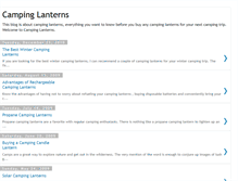 Tablet Screenshot of campinglanterns.blogspot.com