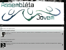 Tablet Screenshot of eusouassembleiajovem.blogspot.com