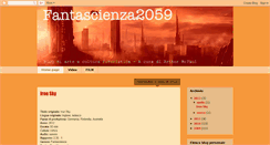 Desktop Screenshot of fantascienza2059.blogspot.com