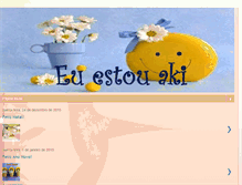 Tablet Screenshot of eu-estou-aki.blogspot.com