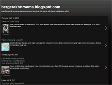 Tablet Screenshot of bergerakbersama.blogspot.com