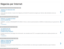 Tablet Screenshot of exportacionesporinternet.blogspot.com