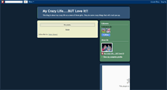 Desktop Screenshot of mycrazylifebutloveit.blogspot.com