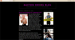 Desktop Screenshot of mastersboxingblog.blogspot.com