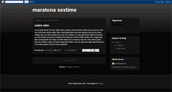 Desktop Screenshot of maratonasextime.blogspot.com