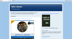 Desktop Screenshot of betergamen.blogspot.com