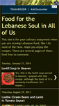 Mobile Screenshot of lebanesesoulfood.blogspot.com