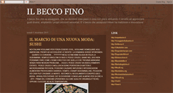 Desktop Screenshot of ilbeccofino.blogspot.com