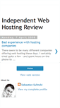 Mobile Screenshot of independentwebhostingreview.blogspot.com