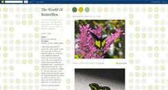 Desktop Screenshot of butterfliesbyvincent.blogspot.com