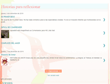 Tablet Screenshot of historias-para-reflexionar.blogspot.com