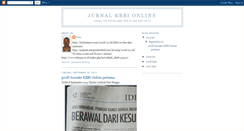 Desktop Screenshot of jurnal-kbbi.blogspot.com