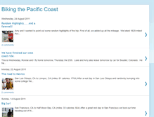 Tablet Screenshot of bikingthepacificcoast.blogspot.com