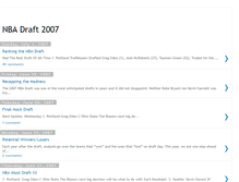 Tablet Screenshot of nbadraft2007.blogspot.com