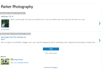 Tablet Screenshot of parkerphotography.blogspot.com