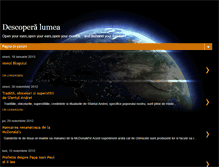 Tablet Screenshot of descoperalumea2.blogspot.com
