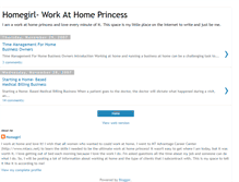 Tablet Screenshot of homegirl-workathomeprincess.blogspot.com