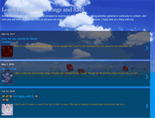 Tablet Screenshot of learnenglishwithsongsandsms.blogspot.com