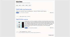 Desktop Screenshot of kerjauangpanas.blogspot.com