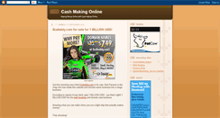 Desktop Screenshot of cash-making-online.blogspot.com